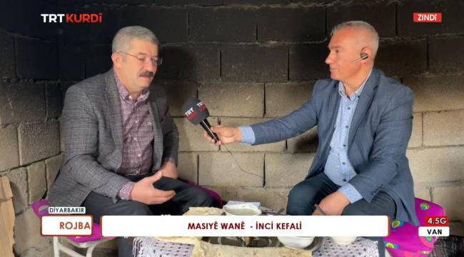 Necdet Takva  bû mêvanê TRT Kurdî