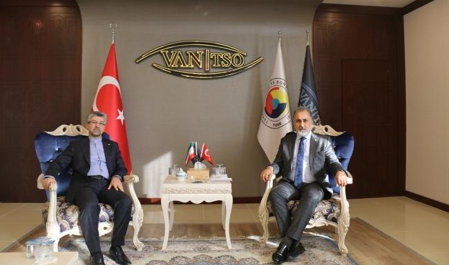 İran Başkonsolosu Soltanzadeh’den Van TSO’ya ziyaret