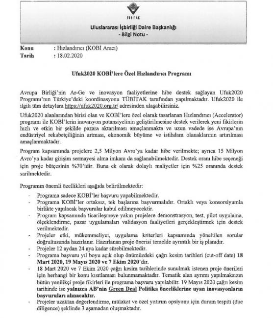 KOBİLERE ÖZEL HIZLANDIRICI PROGRAM