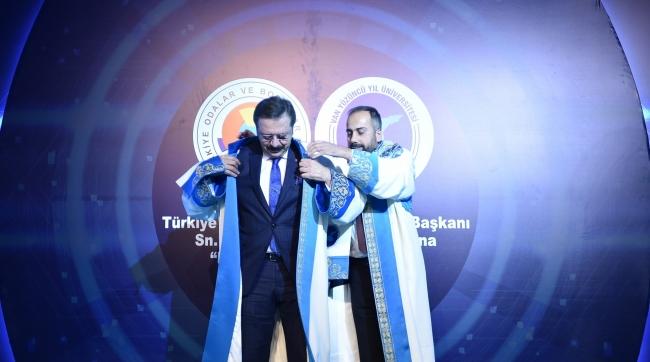 TOBB BAŞKANI M. RİFAT HİSARCIKLIOĞLU VAN'DA