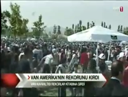 VAN AMERİKA'NIN REKORUNU KIRDI