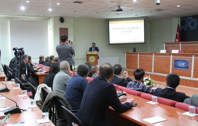 VanTSO’dan “Depreme Hazırlıklı Toplum” Paneli