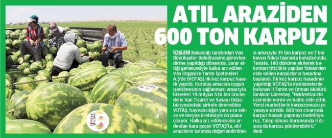 ATIL ARAZİDEN TON KARPUZU
