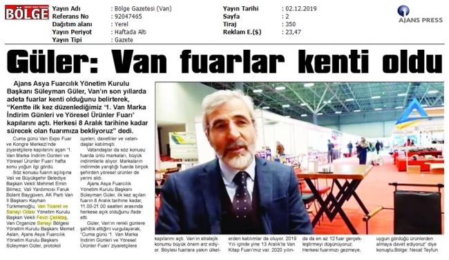 1. Marka İndirim Günleri ve Yöresel Ürünler Fuarı