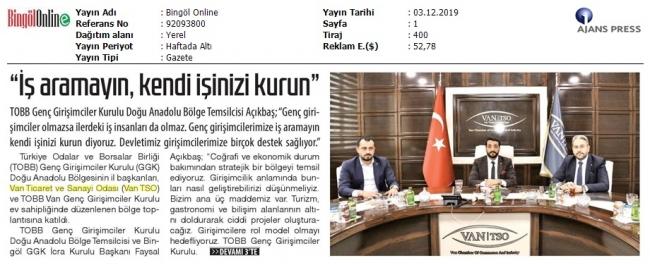 'İŞ ARAMAYIN KENDİ İŞİNİZİ KURUN'