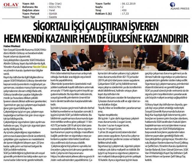 SİGORTALI İŞÇİ ÇALIŞTIRAN İŞVEREN HERZAMAN KAZANIR
