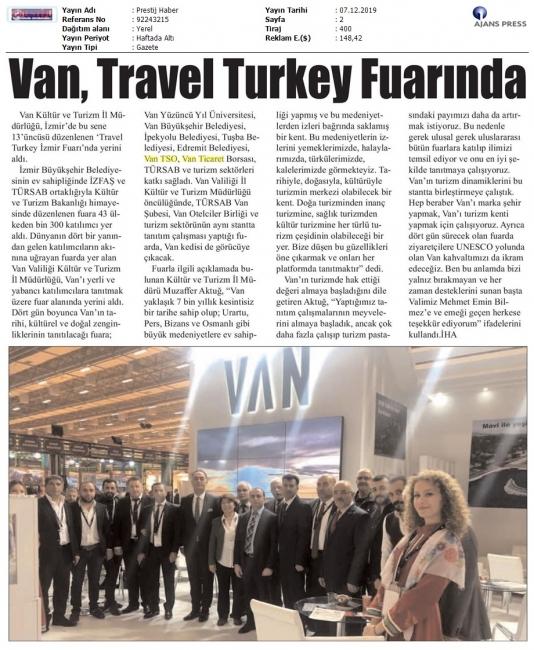 VAN, TRAVEL TURKEY FUARINDA
