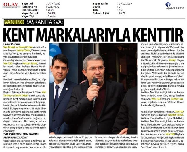 KENT MARKALARIYLA KENTTİR