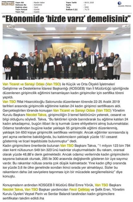'EKONOMİDE BİZDE VARIZ' DEMELİSİNİZ'