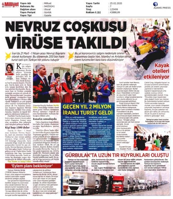 NEVRUZ COŞKUSU VİRÜSE TAKILDI