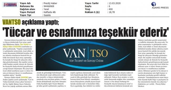 TÜCCAR VE ESNAFIMIZA TEŞEKKÜR EDERİZ!