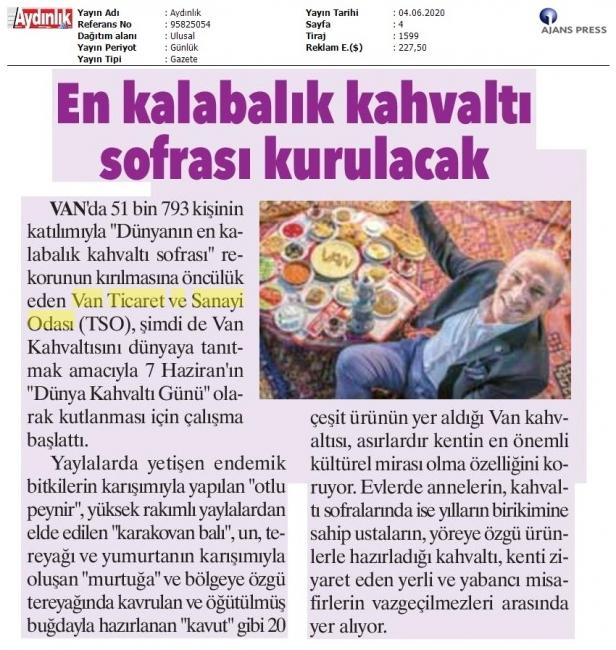EN KALABALIK KAHVALTI SOFRASI KURULACAK