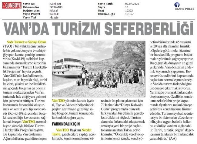 VAN'DA TURİZM SEFERBERLİĞİ