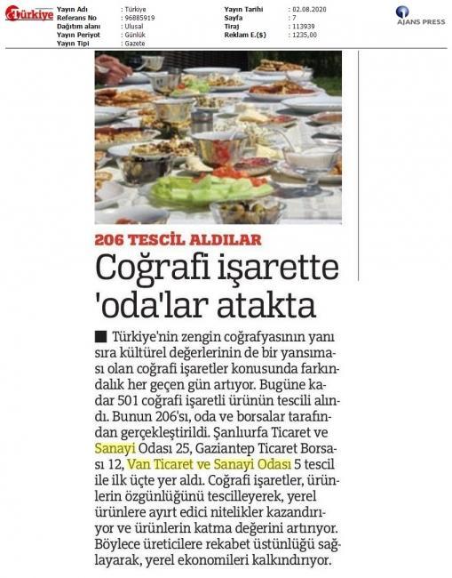 COĞRAFİ İŞARETTE ODALAR ATAKTA