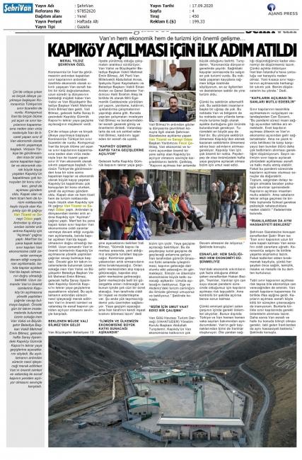PANDEMİ SÜRECİNDE KAPATILAN KAPIKÖY İÇİN ADIMLAR ATILMAYA BAŞLANDI