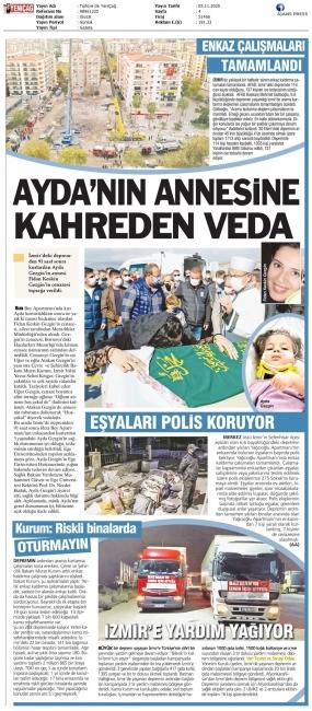 İZMİR'E YARDIM YAĞIYOR