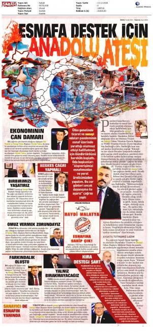 ESNAFA DESTEK İÇİN ANADOLU ATEŞİ