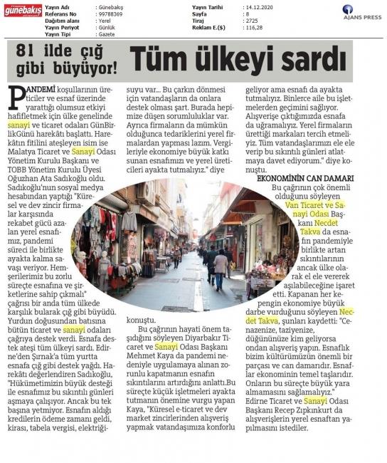 TÜM ÜLKEYİ SARDI
