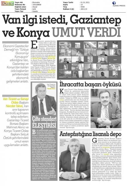 VAN İLGİ İSTEDİ GAZİANTEP VE KONYA UMUT VERDİ