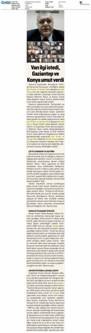 VAN İLGİ İSTEDİ GAZİANTEP VE KONYA UMUT VERDİ