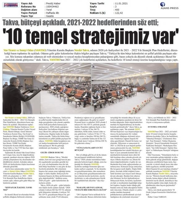 TAKVA: 10 TEMEL STRATEJİMİZ VAR