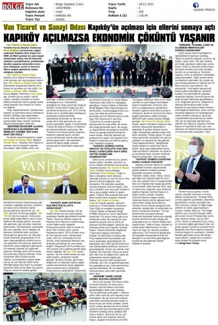 KAPIKÖY AÇILMAZSA EKONOMİK ÇKÜNTÜ YAŞANIR