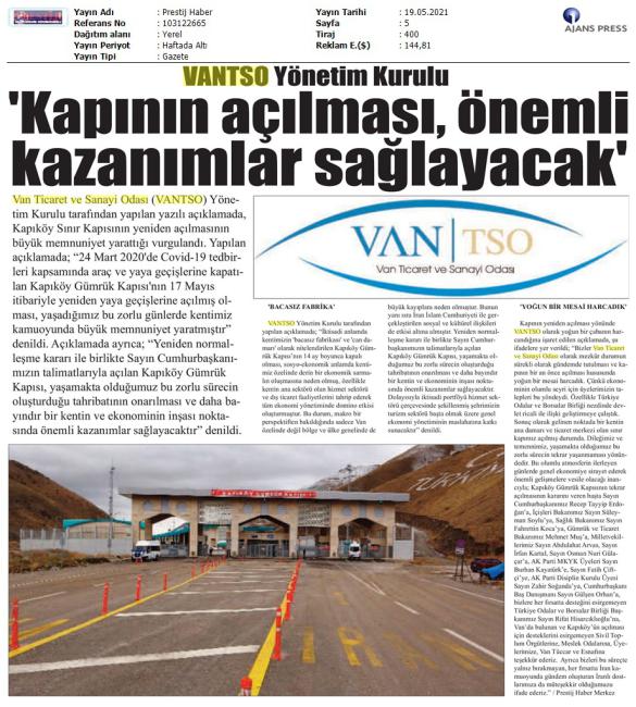 KAPININ AÇILMASI ÖNEMLİ KAZANIMLAR SAĞLAYACAK