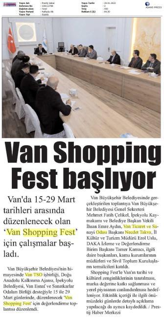 VAN SHOPPİNG FEST BAŞLIYOR