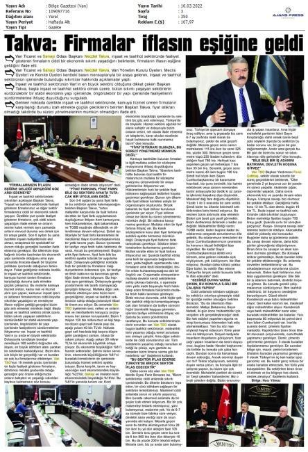 TAKVA:FİRMALAR İFLASIN EŞİĞİNE GELDİ