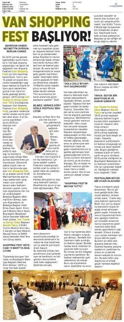 VANLI ESNAFIN YÜZÜNÜ GÜLDÜRECEK VAN ALIŞVERİŞ FESTİVALİ ÖNCESİ HAZIRLIKLAR