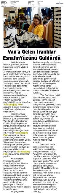 VAN'A GELEN İRANLILAR ESNAFIN YÜZÜNÜ GÜLDÜRDÜ