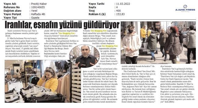 İRANLILAR, ESNAFIN YÜZÜNÜ GÜLDÜRÜYOR