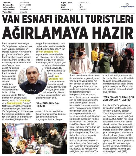 AĞIRLAMAYA HAZIR