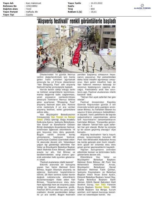 'ALIŞVERİŞ FESTİVALİ' RENKLİ GÖRÜNTÜLERLE BAŞLADI