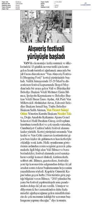 ALIŞVERİŞ FESTİVALİ YÜRÜYÜŞLE BAŞLADI