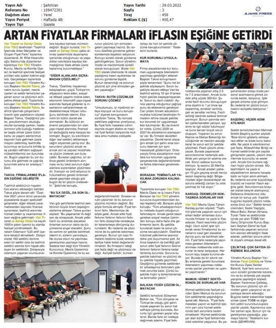 ARTAN FİYATLAR FİRMALARI İFLASIN EŞİĞİNE GETİRDİ