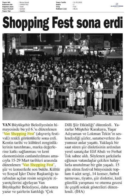 SHOPPİNG FEST SONA ERDİ