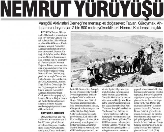 NEMRUT YÜRÜYÜŞÜ