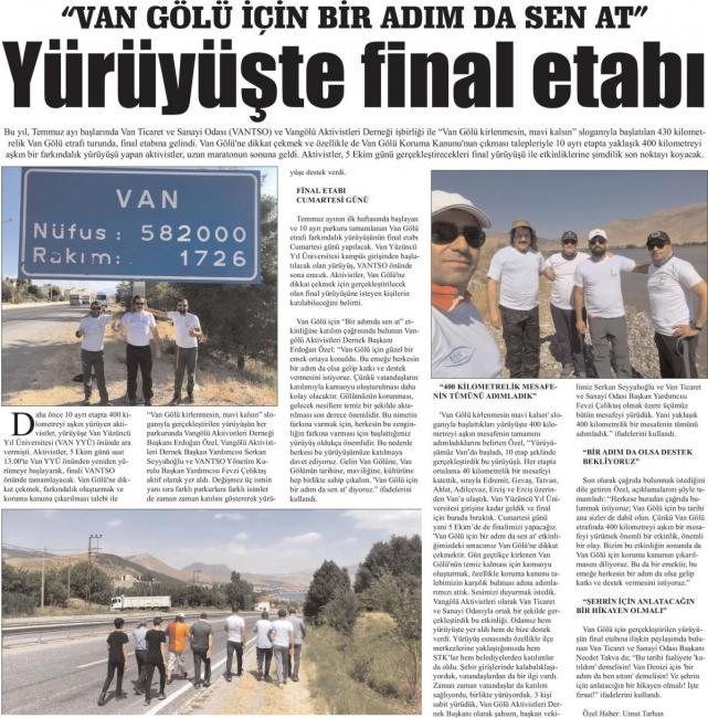 YÜRÜYÜŞTE FİNAL ETABI