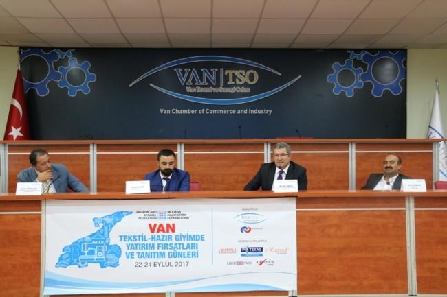 Tekstil ve Hazır Giyimciler Van'da bir araya geldi