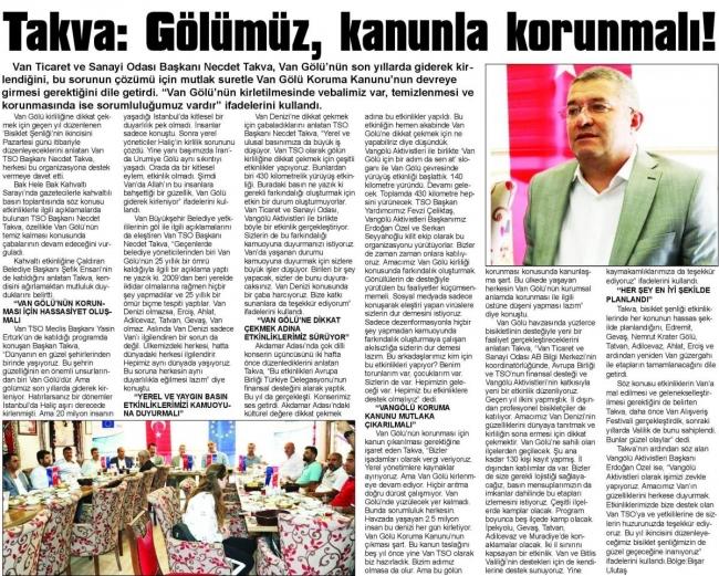 GÖLÜMÜZ KANUNLA KORUNMALI