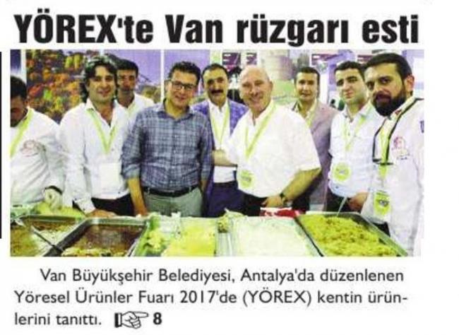 YÖREX 'TE VAN RÜZGARI ESTİ