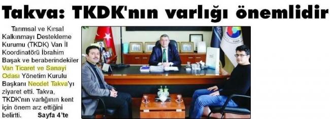TAKVA TKDK 'NIN VARLIĞI ÖNEMLİDİR.