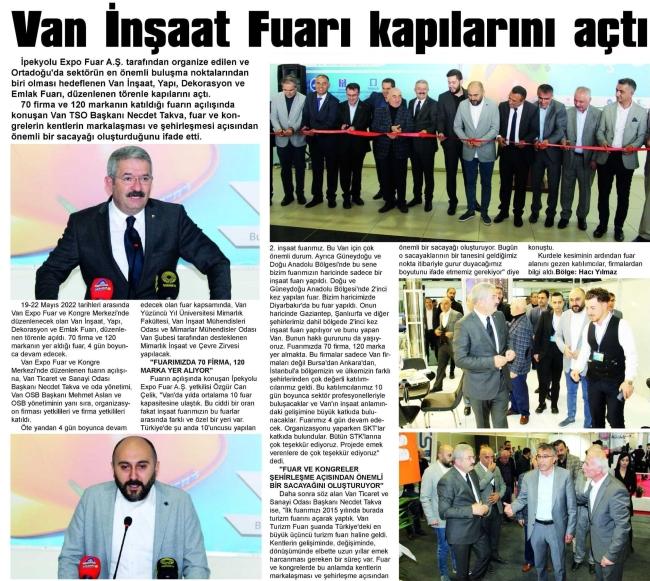 İNŞAAT FUARI KAPILARINI AÇTI