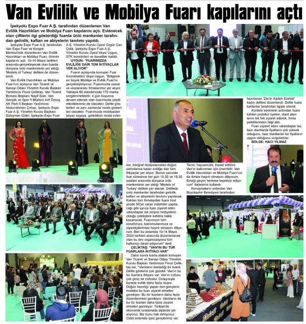 VAN EVLİLİK VE MOBİLYA FUARI KAPYLARINYI AÇTI