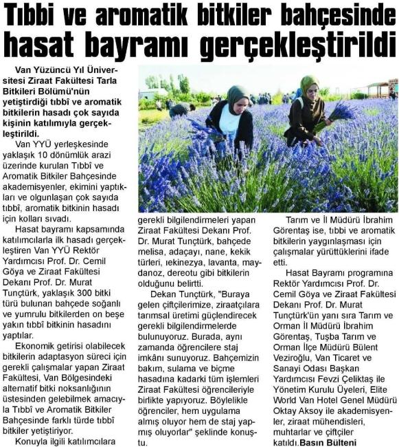 HASAT BAYRAMI GERÇEKLEŞTİRİLDİ