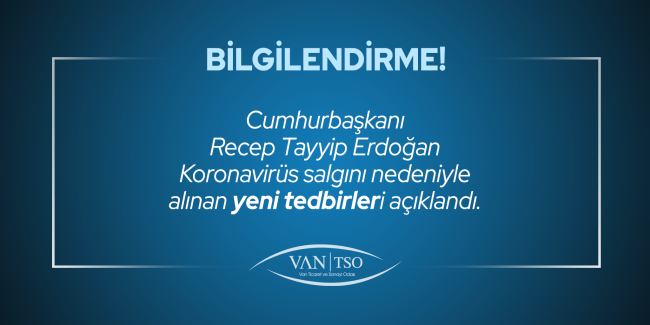 Koronavirüs salgını nedeniyle yeni tedbirler alındı - 30 Kasım 2020