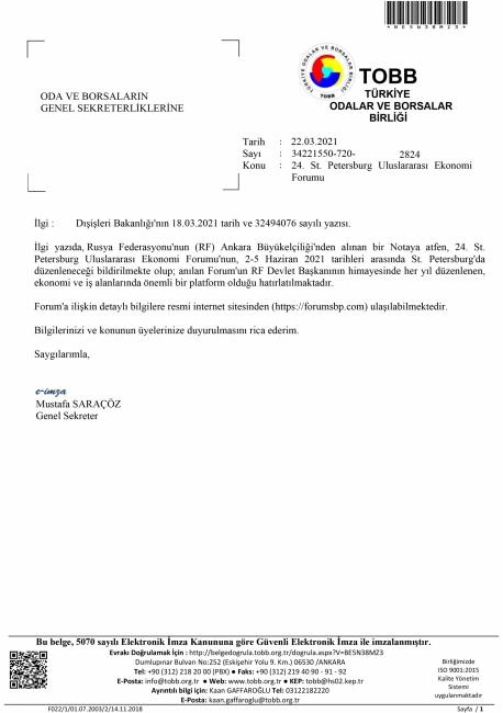 24. St. Petersburg Uluslararası Ekonomi Forumu