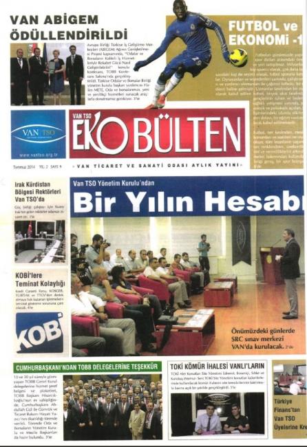 EKO BÜLTEN GAZETESİ TEMMUZ-2014