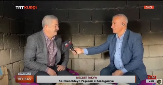 Van TSO Başkanı Necdet Takva TRT Kurdi'nin konuğu oldu